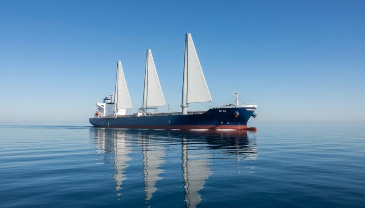 Union Maritime: в строй вошел первый танкер с СПГ-двигателем и парусами