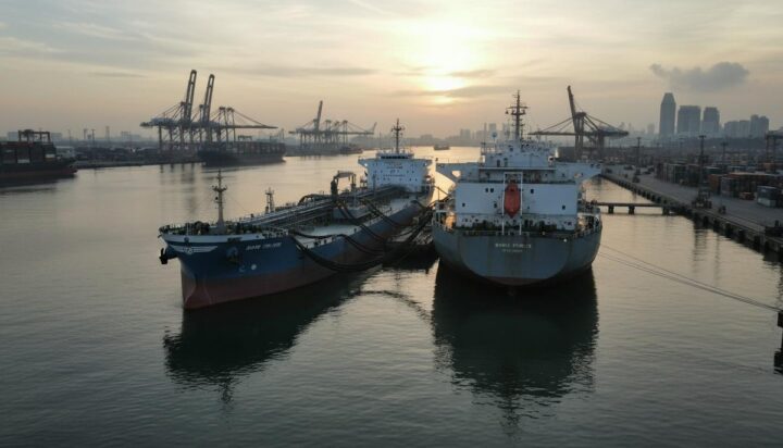 Порт Сингапура: первая коммерческая бункеровка зеленым метанолом