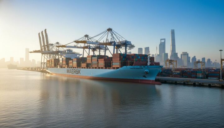 Maersk принял в строй Tangier Mærsk: первый из новой серии метаноловых судов