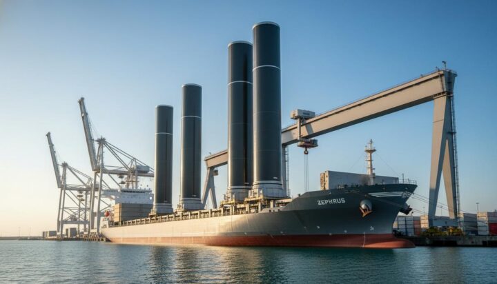 Anemoi и COSCO Shipping Heavy Industry: расширение партнерства по роторным парусам