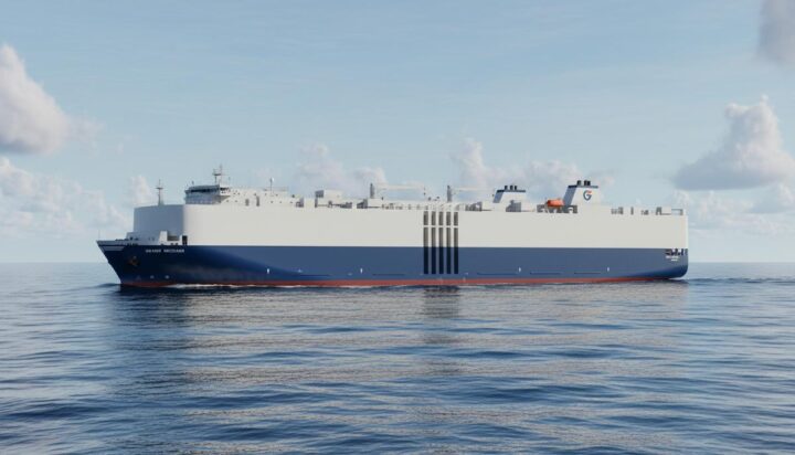 Новый PCTC «Grande Michigan» от Grimaldi: аммиачная готовность и снижение выбросов