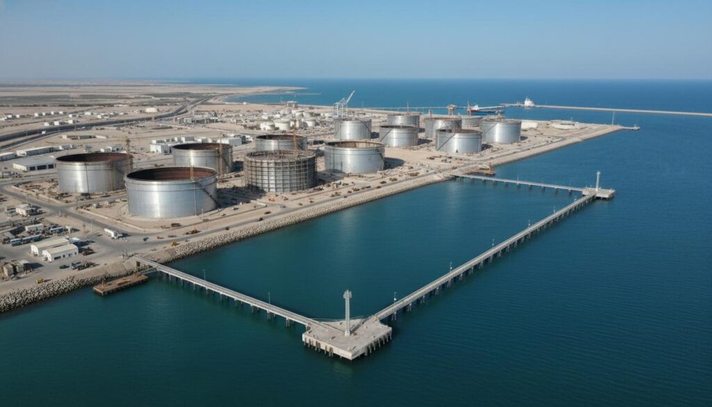 Халифа Порт: начато строительство нового нефтепродуктового хранилища на 660 000 куб. м