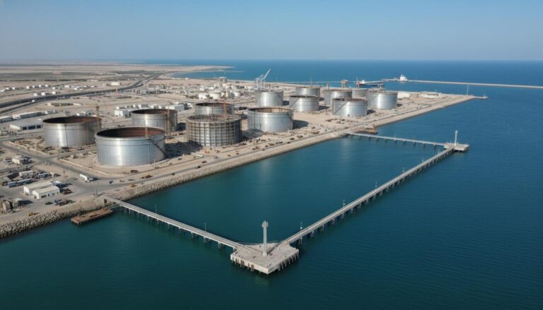 Халифа Порт: начато строительство нового нефтепродуктового хранилища на 660 000 куб. м