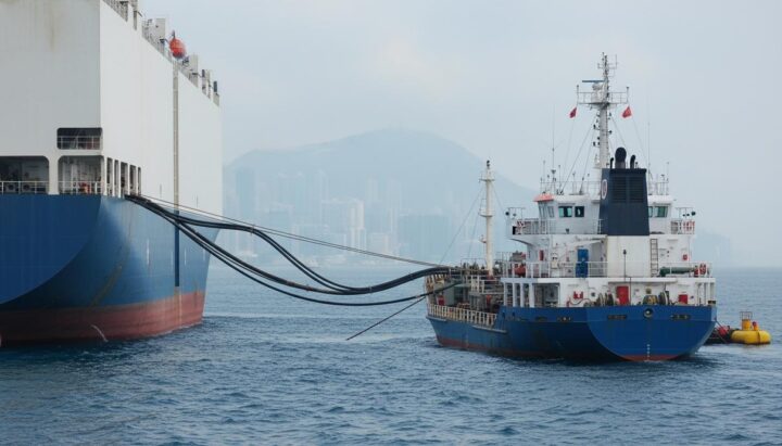 Гонконг провел первую бункеровку судна экологически чистым метанолом
