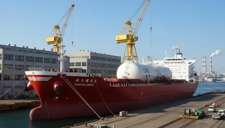 Tsuneishi Shipbuilding: сдача первого в мире балкера Kamsarmax на СПГ