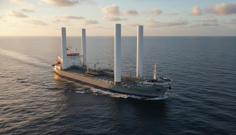 Kongsberg и Terntank испытали систему ветряного двигателя на танкере Tern Vik