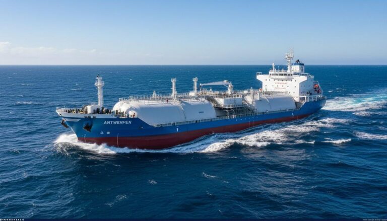 Бельгийская EXMAR получила первый в мире океанский газовоз на аммиаке