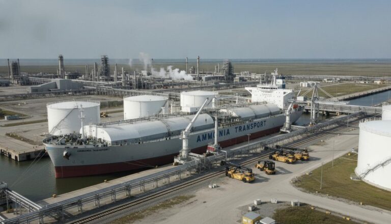 MOL и JERA запустят поставки низкоуглеродного аммиака из США в Японию