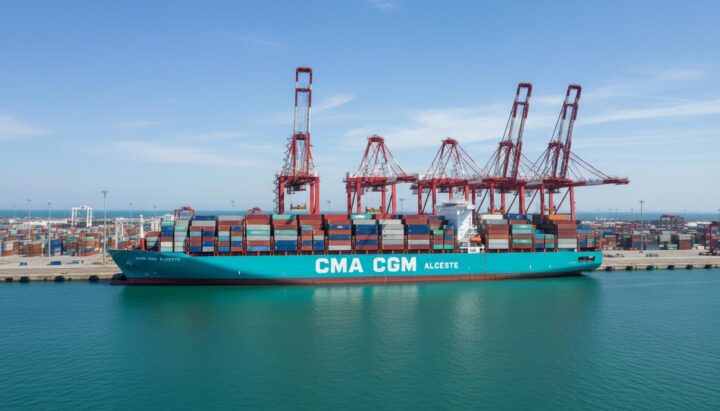 CMA CGM ввела в эксплуатацию контейнеровоз на метаноле CMA CGM ALCESTE