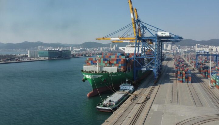 Hapag-Lloyd испытала заправку контейнеровоза биометанолом в Пусане