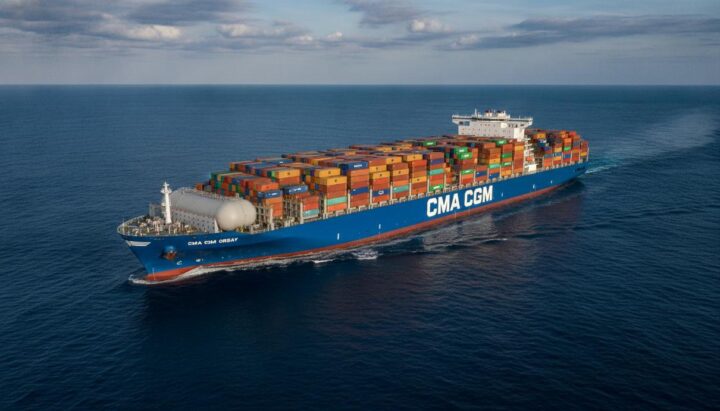 CMA CGM получила новый мегаконтейнеровоз для линии Азия – Европа